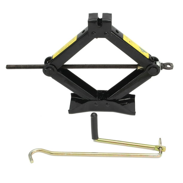 Heavy Duty Wind Up Scissor Jack Stands for Auto Car SUV Van Speed Handle Unique Groove Labor-Saving Screw Shaft Civigrape Scissor Jack 4000lbs Capacity